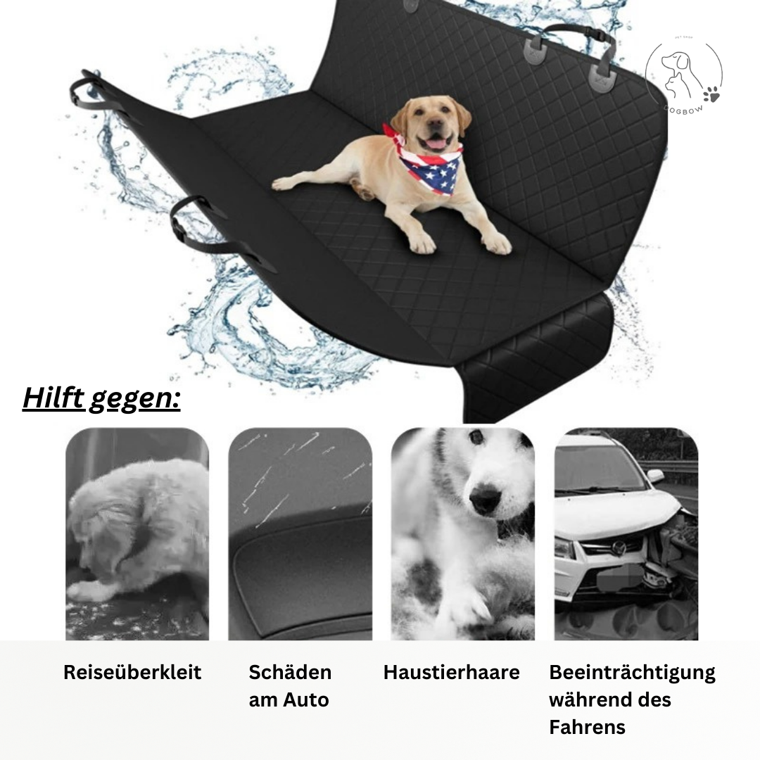 Wasserdichter Rücksitzschutz für Hunde - PawsGuard